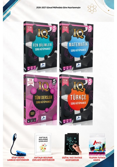 2026-2027 Paraf Yayınları 5. Sınıf 4 Kitap Seti - Fen Bilimleri, Matematik Ve Diğer - Seçki 3