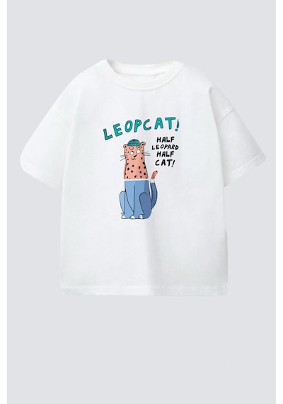 Monila Erkek Çocuk Pamuklu Baskılı T-shirt Ekru