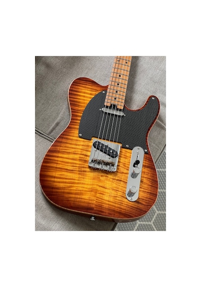 Soloking Mt-1 Fm Artisan With Solid 5a Flame Top İn Honeyburst W/hardcase