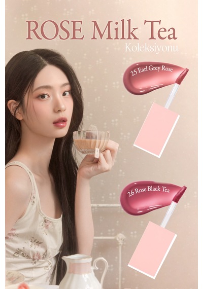 Dasique Yoğun Parlaklık Ve Canlı Renkler Sunan Kalıcı Tint Juicy Dewy Tint 26 Rose Black Tea 26 Rose Black Tea
