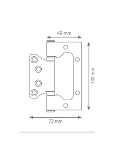 Camaks Canex Palanmaz Menteşe Oval ( Yönsüz ) 2.2 Mm