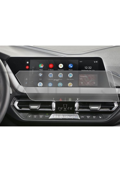 Bmw 116d 10.25 İnç Mat Multimedya Ekran Koruyucu Şeffaf