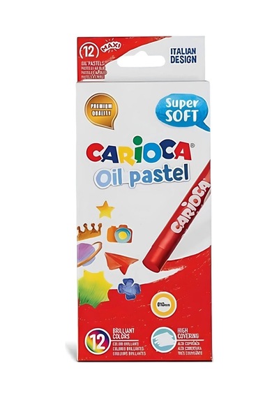 Yağlı Pastel Boya 12'li 43277 Kırmızı