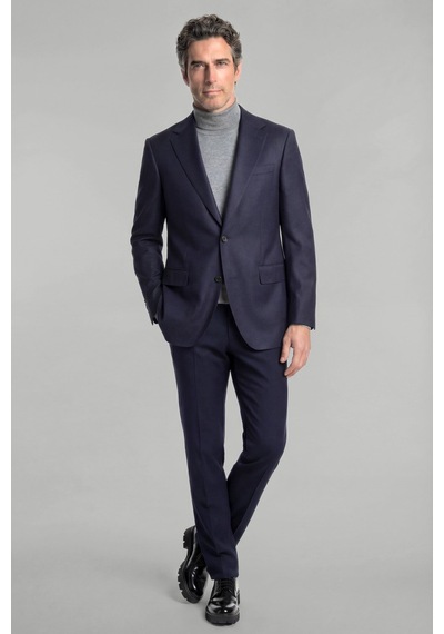 Bisse Comfort Fit Lacivert Mono Yaka Çift Yırtmaçlı 6 Drop Erkek Yün Ceket Pck25k25205 D39 Lacivert Bisse Comfort Fit Lacivert Mono Yaka Çift Yırtmaçlı 6 Drop Erkek Yün Ceket Pck25k25205 D39 Lacivert