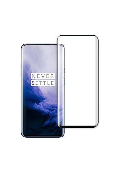 Microcase OnePlus 7 Pro 3D Curved Tam Kaplayan Tempered Cam