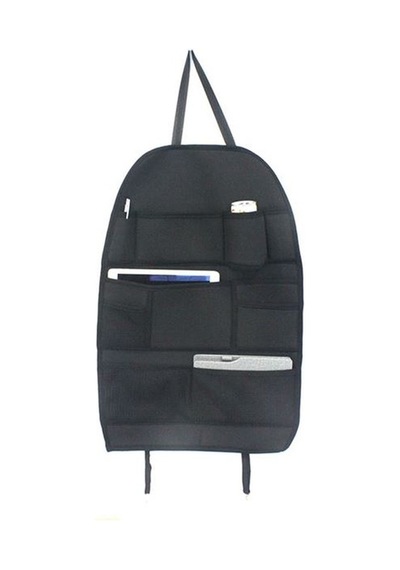 Oto Araç İçi Koltuk Arkası Düzenleyici Organizer Çanta Çok Cepli Uzun Ömürlü Yıkanabilir 66x45 Cm Deri Taba Br5902216 1 Adet