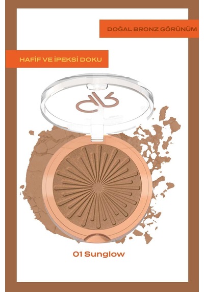 Sun Bright Bronzer Powder No: 01 Sun Glow - Bronzlaştırıcı Pudra