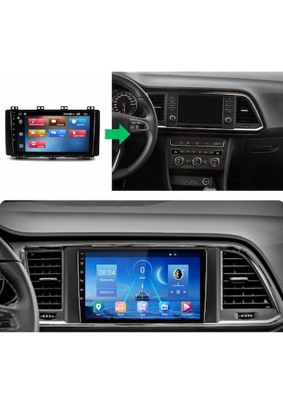 Seat Ateca Android Multimedya Sistemi 4-64 Cadence 2016-2021 +360 Kamera 9"