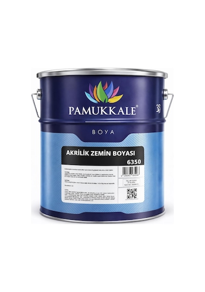 Pamukkale Akrilik Zemin Boyası 15 Kg Ral 7040 Gri Diğer