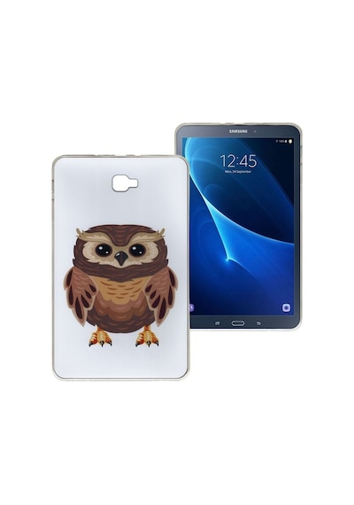 Samsung Uyumlu Galaxy Tab T580 Baskılı Silikon Kılıf Bk-35