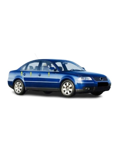 Vw Passat B5 1996-2005 Arası Krom Cam Çıta 6 Prç P.çelik