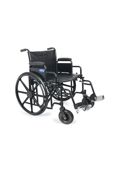 Tekerlekli Sandalye Xxl 60 Cm, Refakatçi Frenli, Çelik Gövde, 180kg Kapasiteli Dm-312