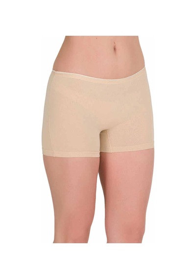 Likralı Kadın Boxer Ten 2101b Çok Renkli