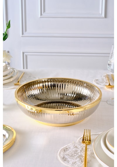 Karaca Ring Dekoratif Meyvelik Gold 8x28 Cm Altın