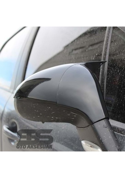 Peugeot 308 Batman Yarasa Ayna Kapağı Piano Black / 2006-2012