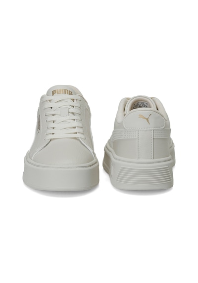 Puma Smash Platform V3 Tdp Beyaz Kadın Sneaker Beyaz-beyaz
