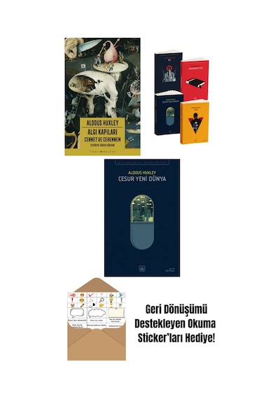 Algı Kapıları Cennet Ve Cehennem + Kara Dörtleme Set + Cesur Yeni Dünya