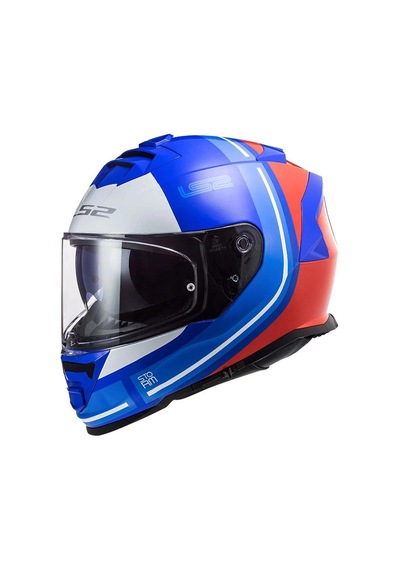 Ls2 Storm 2 Slant Gloss Blue Red Kask Renkli