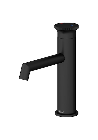 Teska E 5518 Arte Leo S Lavabo Bataryası Siyah