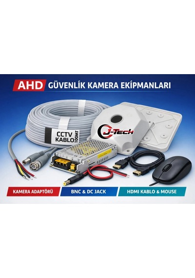 J-tech 5mp Sesli 3080 Renkli Gece Görüşlü 4 Lü 500gb Akıllı Güvenlik Kamera Seti Yüz Ve Araç Tanım