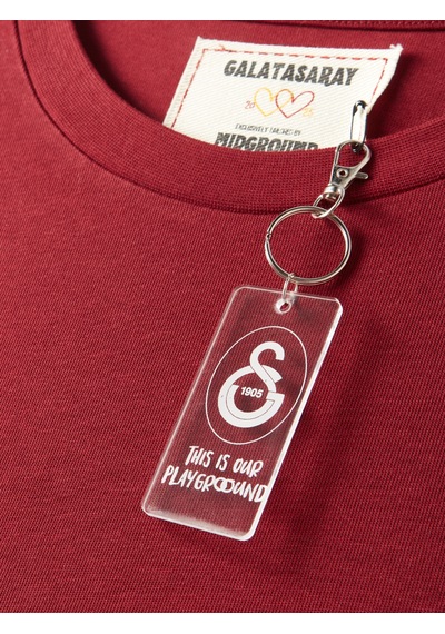 Gsstore X Midground Erkek Basic T-shirt E251227 Bordo