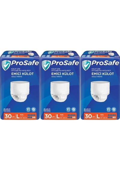 Prosafe Emici Külot Hasta Bezi Büyük-large 90 Adet 3pk 30 L