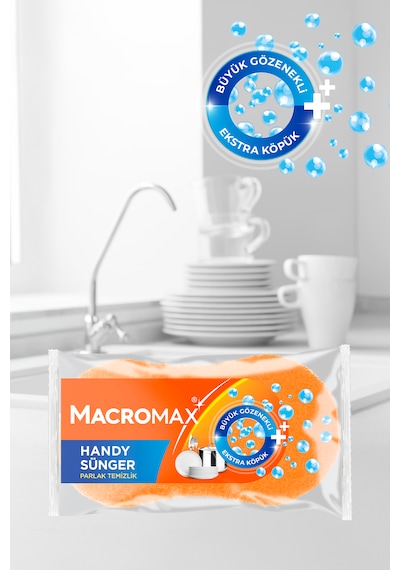 Macromax Handy Sünger Büyük Gözenekli Temizlik Süngeri