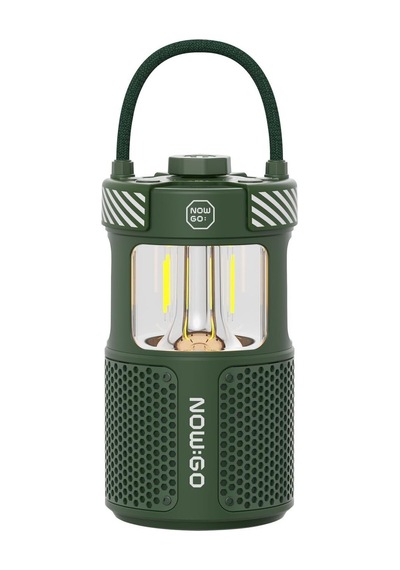 Nowgo F1 20w Bluetooth Hoparlör Taşınabilir Powerbank Kamp Feneri Yeşil