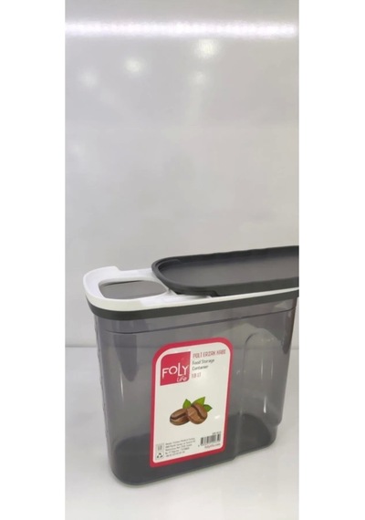 1.8 Litre Poly Erzak Saklama Kabı Kızaklı Kapak Royaleks-bnm-0650 Çok Renkli