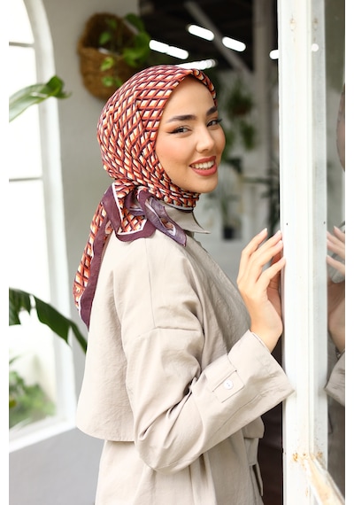 Silk Home Olinda Eşarp 48002-22 Kiremit