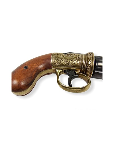Denix 6 Barrels Pepper-Box Revolver. England 1840