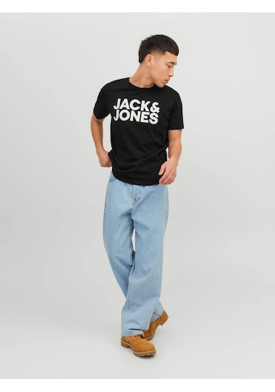 Jack & Jones Erkek T-shirt Beyaz 24yw21000003 W210001 Beyaz