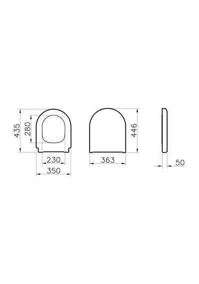 VitrA İntegra Universal Klozet Kapağı Beyaz  121-003-909