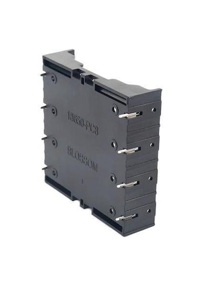 18650 Pil Yatağı 4lü Lityum Ion Pil Yuvası Paralel 8pin Pcb Tip