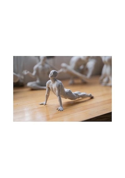 Yoga/meditasyon Yapan İskandinav Tarzı Biblo Heykel Figür Dekor Dekorasyon Hediyelik Denge Ve Huzur 11