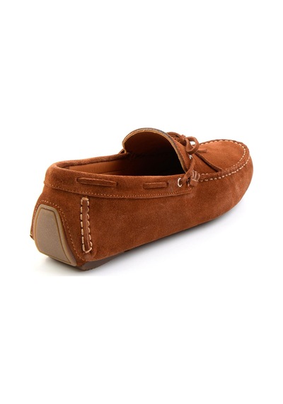 Bambi Taba Hakiki Deri Erkek Loafer Ayakkabı E01547070102 Taba
