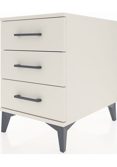 Kronos Komodin 3 Çekmeceli 44x59x64 Aytaşı-aytaşı Aytaşı