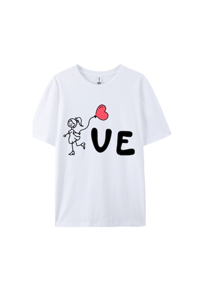 Noıssey Urban Pop Graphic Kadın Tişört Koleksiyonukod 5361 Beyaz1