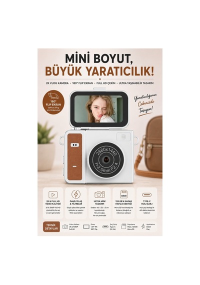 Robeve S162 Mini Dijital Fotoğraf Makinesi