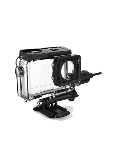 Sjcam Sj8 Motosiklet Şarjı Ve Su Geçirmez Housing Kılıf Şefaf