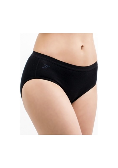 The Don Organic Blended Bayan Mid Rise Brief - Orta Kenarlı Siya