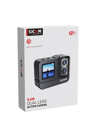 Sjcam Sj20 Dual Lens F1.3 Çift Kameralı Aksiyon Kamerası Siyah