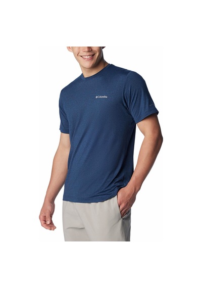 Columbia Tech Trail Crew Neck Iı Erkek Kısa Kollu Tişört-8259 Pfg Lacivert