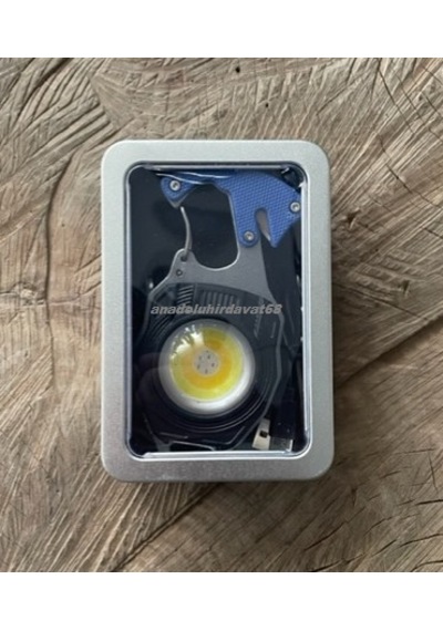 Dmr Pro Şarjlı Led Lamba Kamp Lambası Tornavida Çakmak Mıknatıslı Fener Siyah