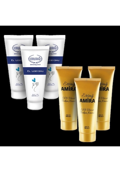 Ersağ 3lü El Kremi 200ml + 3lü Amira El Ve Vücut Bakım Kremi