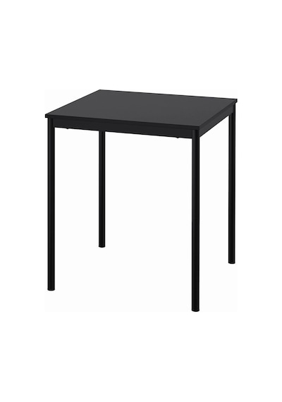 Ikea Siyah Sağlam Yemek Masası - Mutfak Masası