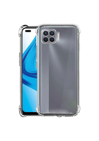 Oppo Reno 4 Lite Kapak Kamera Korumalı Antişok Airbag Köşe Korumalı Silikon Şeffaf Kılıf