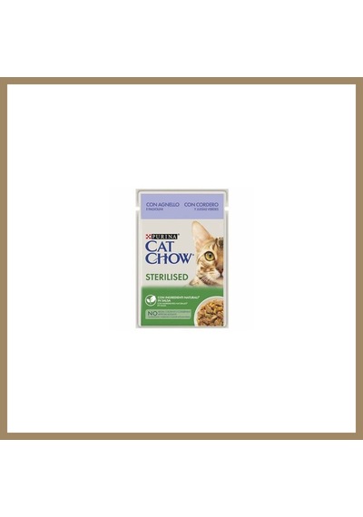 Cat Chow Sterilised Pouch Kuzulu Kısırlaştırılmış Kedi Konservesi 85 Gr 22