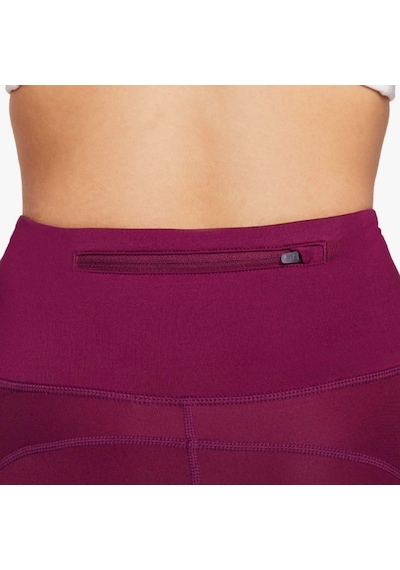 Nike Air Fast Tight Fit 7/8 Running Leggings Dm7487-610 Kadın Spor Tayt Mürdüm