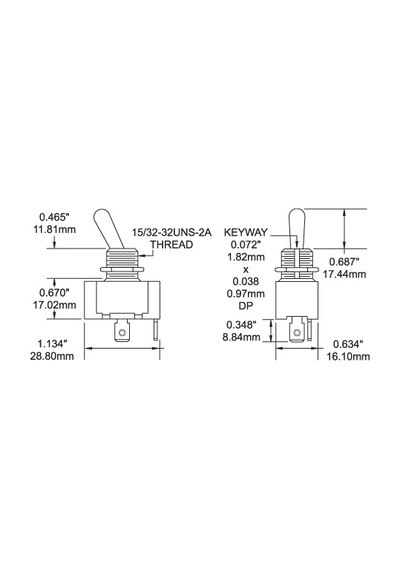 Blue Sea Systems Weatherdeck Toggle Switch On-off 4150
